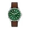 Garrett Multifunction Brown Leather Watch Garrett Multifunction Brown Leather Watch