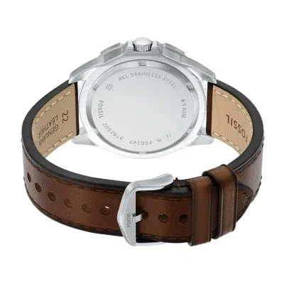 Garrett Multifunction Brown Leather Watch Garrett Multifunction Brown Leather Watch