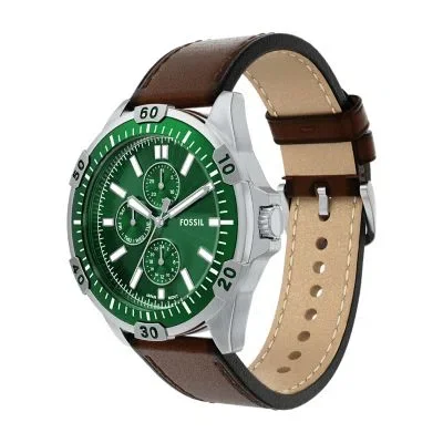 Garrett Multifunction Brown Leather Watch Garrett Multifunction Brown Leather Watch