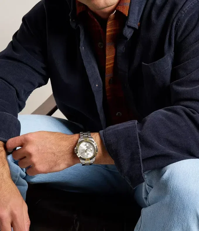 Garrett Multifunction Two-Tone Stainless Steel Watch Garrett Multifunction Two-Tone Stainless Steel Watch
