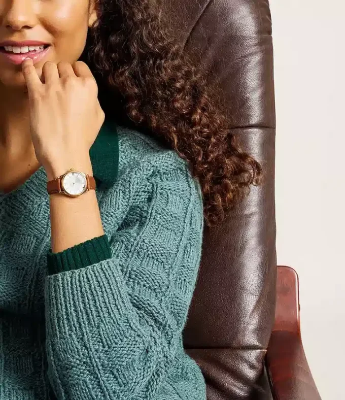 Gilmore Three-Hand Brown Leather Watch Gilmore Three-Hand Brown Leather Watch