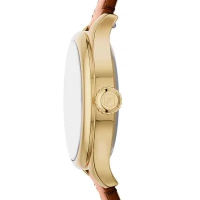 Gilmore Three-Hand Brown Leather Watch Gilmore Three-Hand Brown Leather Watch