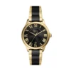 Gilmore Three-Hand Date Gold-Tone and Black Ceramic Watch Gilmore Three-Hand Date Gold-Tone and Black Ceramic Watch