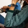 Gilmore Three-Hand Date Gold-Tone and Black Ceramic Watch Gilmore Three-Hand Date Gold-Tone and Black Ceramic Watch