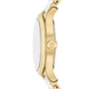Gilmore Three-Hand Date Gold-Tone and White Ceramic Watch Gilmore Three-Hand Date Gold-Tone and White Ceramic Watch
