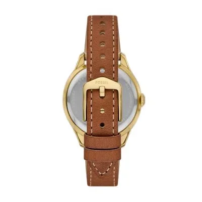 Gilmore Three-Hand Date Medium Brown Leather Watch Gilmore Three-Hand Date Medium Brown Leather Watch