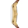 Gilmore Three-Hand Date Medium Brown Leather Watch Gilmore Three-Hand Date Medium Brown Leather Watch