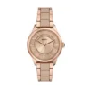 Gilmore Three-Hand Date Rose Gold-Tone and Brown Ceramic Watch Gilmore Three-Hand Date Rose Gold-Tone and Brown Ceramic Watch
