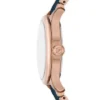 Gilmore Three-Hand Date Rose Gold-Tone and Navy Ceramic Watch Gilmore Three-Hand Date Rose Gold-Tone and Navy Ceramic Watch
