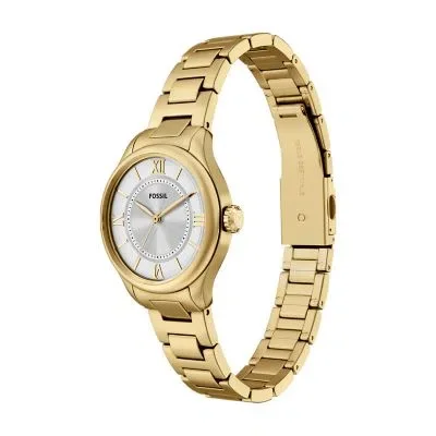 Gilmore Three-Hand Gold-Tone Stainless Steel Watch Gilmore Three-Hand Gold-Tone Stainless Steel Watch