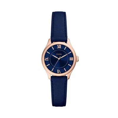 Gilmore Three-Hand Navy Leather Watch Gilmore Three-Hand Navy Leather Watch