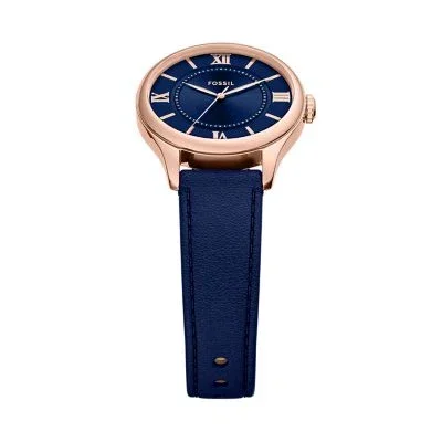 Gilmore Three-Hand Navy Leather Watch Gilmore Three-Hand Navy Leather Watch