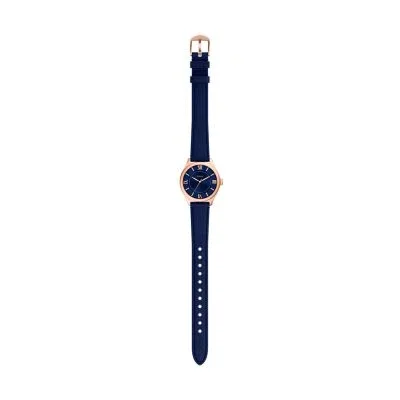 Gilmore Three-Hand Navy Leather Watch Gilmore Three-Hand Navy Leather Watch