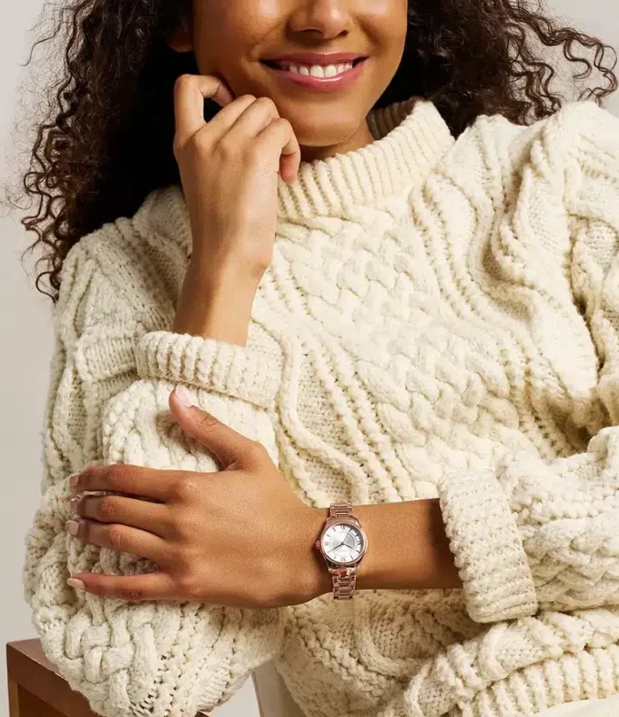Gilmore Three-Hand Rose Gold-Tone Stainless Steel Watch Gilmore Three-Hand Rose Gold-Tone Stainless Steel Watch