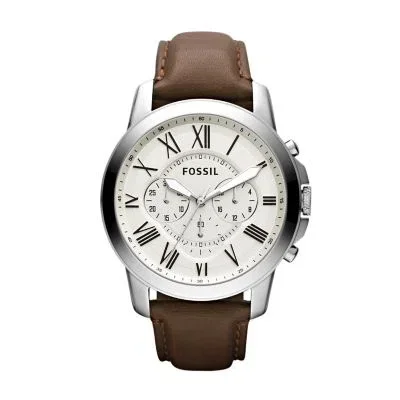 Grant Chronograph Brown Leather Watch Grant Chronograph Brown Leather Watch