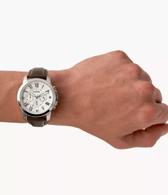 Grant Chronograph Brown Leather Watch Grant Chronograph Brown Leather Watch