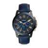 Grant Chronograph Navy Leather Watch Grant Chronograph Navy Leather Watch