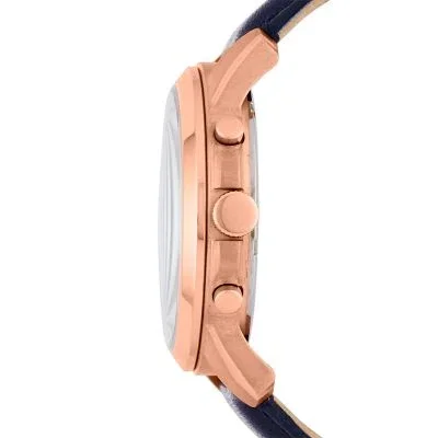 Grant Chronograph Navy Leather Watch Grant Chronograph Navy Leather Watch