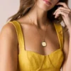 Harlow Gold-Tone Stainless Steel Pendant Necklace Harlow Gold-Tone Stainless Steel Pendant Necklace
