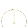 Harlow Gold-Tone Stainless Steel Pendant Necklace Harlow Gold-Tone Stainless Steel Pendant Necklace