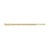 Harlow Linear Texture Chain Gold-Tone Stainless Steel Bracelet Harlow Linear Texture Chain Gold-Tone Stainless Steel Bracelet