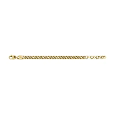 Harlow Linear Texture Chain Gold-Tone Stainless Steel Bracelet Harlow Linear Texture Chain Gold-Tone Stainless Steel Bracelet