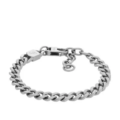 Harlow Linear Texture Chain Stainless Steel Bracelet Harlow Linear Texture Chain Stainless Steel Bracelet