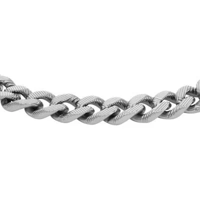 Harlow Linear Texture Chain Stainless Steel Bracelet Harlow Linear Texture Chain Stainless Steel Bracelet