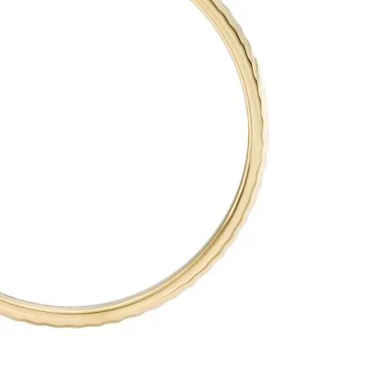Harlow Linear Texture Gold-Tone Stainless Steel Band Ring Harlow Linear Texture Gold-Tone Stainless Steel Band Ring