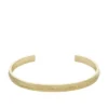 Harlow Linear Texture Gold-Tone Stainless Steel Bangle Bracelet Harlow Linear Texture Gold-Tone Stainless Steel Bangle Bracelet