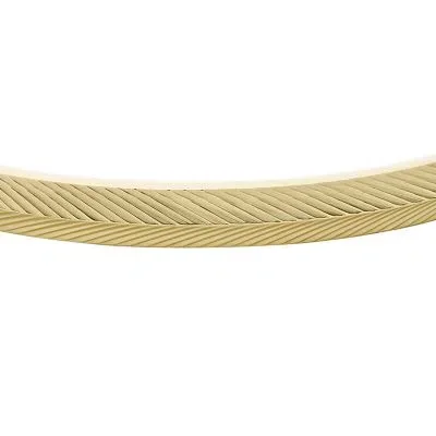 Harlow Linear Texture Gold-Tone Stainless Steel Bangle Bracelet Harlow Linear Texture Gold-Tone Stainless Steel Bangle Bracelet