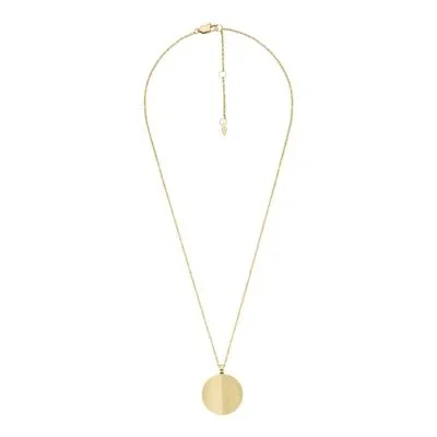Harlow Linear Texture Gold-Tone Stainless Steel Chain Necklace Harlow Linear Texture Gold-Tone Stainless Steel Chain Necklace