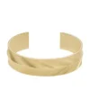 Harlow Linear Texture Gold-Tone Stainless Steel Cuff Bracelet Harlow Linear Texture Gold-Tone Stainless Steel Cuff Bracelet