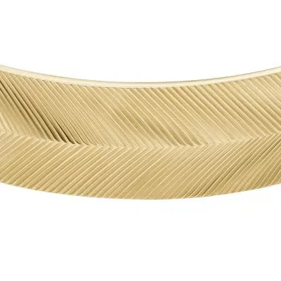 Harlow Linear Texture Gold-Tone Stainless Steel Cuff Bracelet Harlow Linear Texture Gold-Tone Stainless Steel Cuff Bracelet