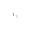 Harlow Linear Texture Gold-Tone Stainless Steel Hoop Earrings Harlow Linear Texture Gold-Tone Stainless Steel Hoop Earrings