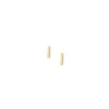 Harlow Linear Texture Gold-Tone Stainless Steel Hoop Earrings Harlow Linear Texture Gold-Tone Stainless Steel Hoop Earrings