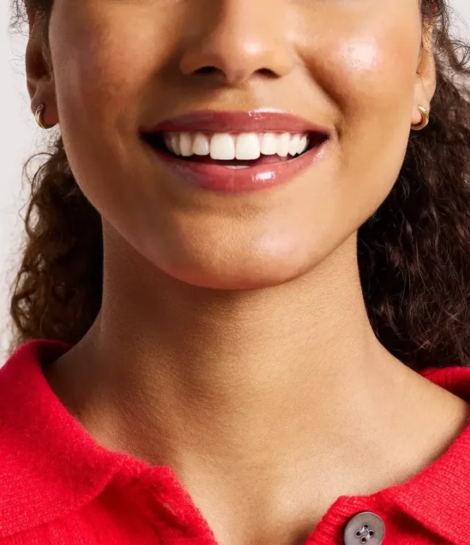 Harlow Linear Texture Gold-Tone Stainless Steel Hoop Earrings Harlow Linear Texture Gold-Tone Stainless Steel Hoop Earrings