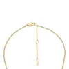 Harlow Linear Texture Heart Gold-Tone Stainless Steel Pendant Necklace Harlow Linear Texture Heart Gold-Tone Stainless Steel Pendant Necklace