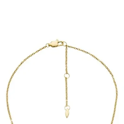 Harlow Linear Texture Heart Gold-Tone Stainless Steel Pendant Necklace Harlow Linear Texture Heart Gold-Tone Stainless Steel Pendant Necklace