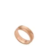 Harlow Linear Texture Rose Gold-Tone Stainless Steel Band Ring Harlow Linear Texture Rose Gold-Tone Stainless Steel Band Ring