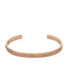 Harlow Linear Texture Rose Gold-Tone Stainless Steel Cuff Bracelet Harlow Linear Texture Rose Gold-Tone Stainless Steel Cuff Bracelet