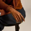 Harlow Linear Texture Stainless Steel Band Ring Harlow Linear Texture Stainless Steel Band Ring