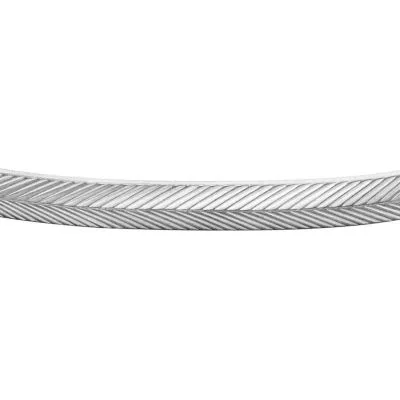 Harlow Linear Texture Stainless Steel Cuff Bracelet Harlow Linear Texture Stainless Steel Cuff Bracelet