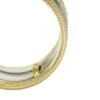 Harlow Linear Texture Two-Tone Stainless Steel Prestack Ring Harlow Linear Texture Two-Tone Stainless Steel Prestack Ring