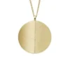Harlow Locket Collection Gold-Tone Stainless Steel Pendant Necklace Harlow Locket Collection Gold-Tone Stainless Steel Pendant Necklace