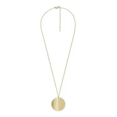 Harlow Locket Collection Gold-Tone Stainless Steel Pendant Necklace Harlow Locket Collection Gold-Tone Stainless Steel Pendant Necklace
