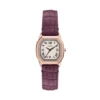 Harlow Three-Hand Burgundy Croco Leather Watch Harlow Three-Hand Burgundy Croco Leather Watch