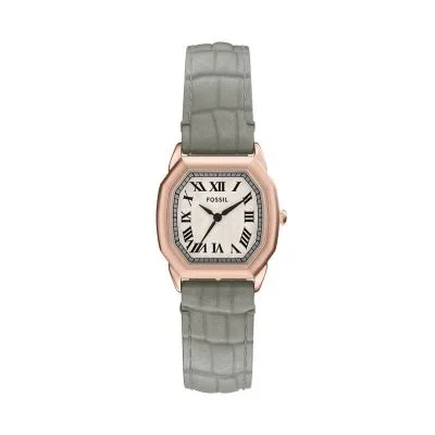 Harlow Three-Hand Gray Croco Leather Watch Harlow Three-Hand Gray Croco Leather Watch