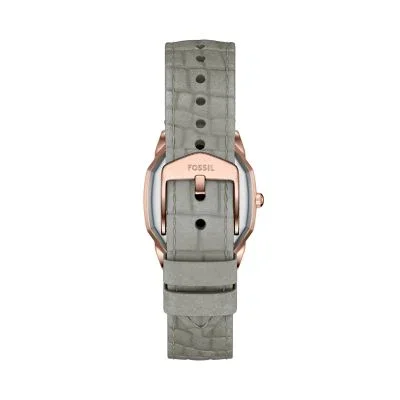Harlow Three-Hand Gray Croco Leather Watch Harlow Three-Hand Gray Croco Leather Watch
