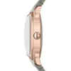 Harlow Three-Hand Gray Croco Leather Watch Harlow Three-Hand Gray Croco Leather Watch